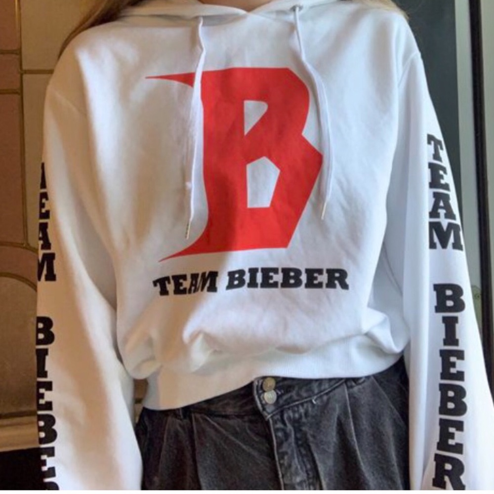 Team Bieber hoodie H&M